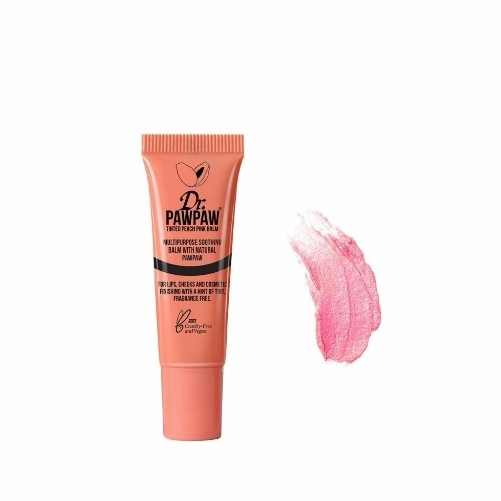 DR PAWPAW Lip Balm Healing Peach Pink New
